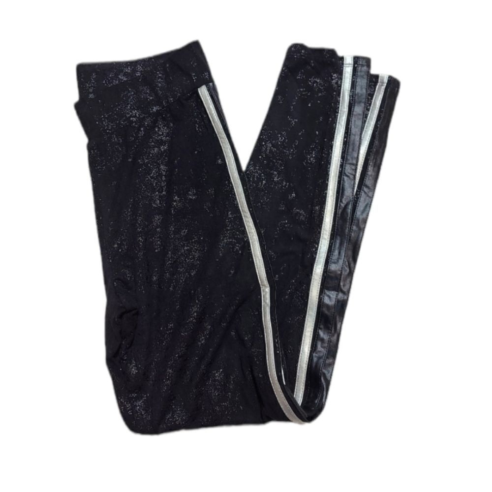 Ella Moss Girl Metallic Rib Leggings Casual Pants Size 12